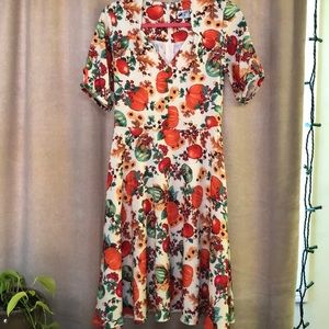 Hell Bunny Vixen Pumpkin Dress